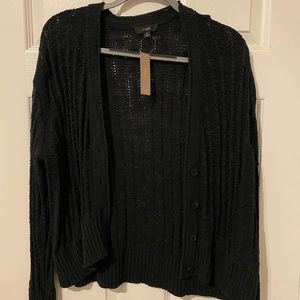 J Crew Women's Textured V-neck Cardigan Sweater